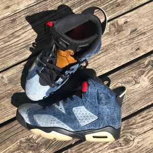 size 8.5 Jordan 6 Retro Washed Denim